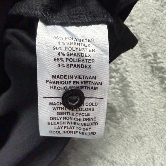 Birdie Bound Mens Size L Black Solid Golf Athletic Polo Shirt - Picture 4 of 6